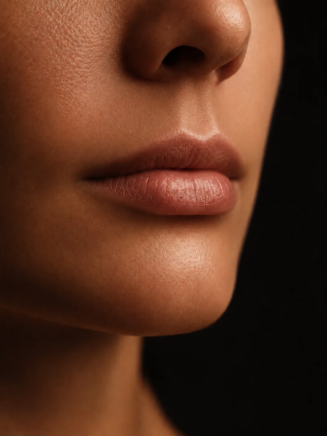 Upper Lip after laser hair removal